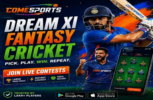 Come To Win (come to win dream11 app) fantasy cricket & matchday visual 1